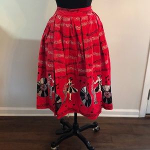 Banned Retro 50’s Cindy Rock ‘n’ Roll Swing Skirt
